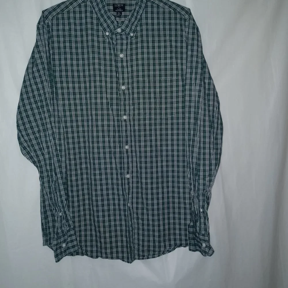 J.CREW  MEN'S SLIM  LONG SLEEVE  BUTTON DOWN SHIRT